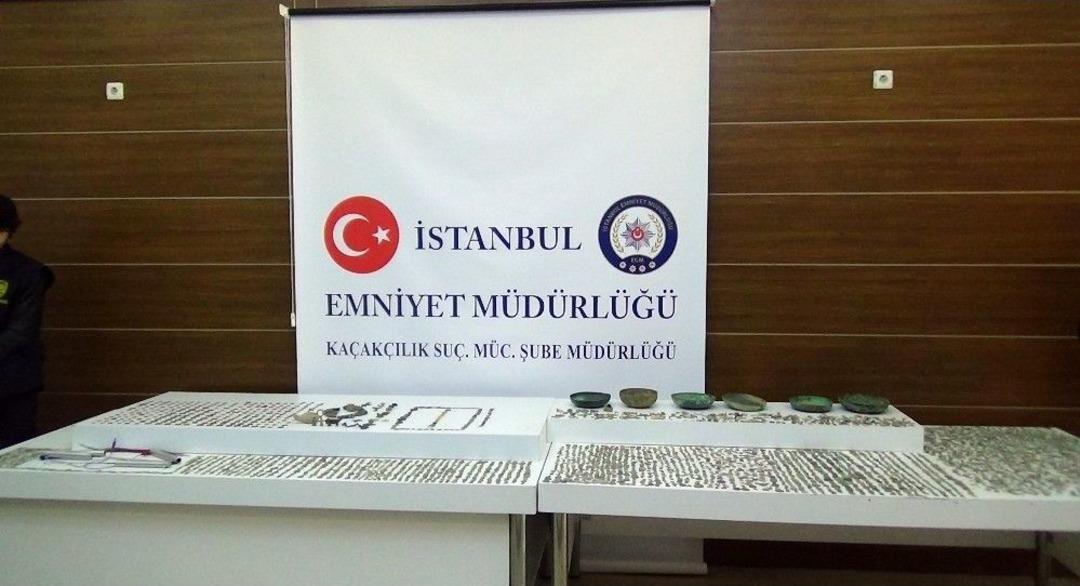 İstanbul&rsquo;da 5 Bin Par&ccedil;aya Yakın Tarihi Eser Ele Ge&ccedil;irildi