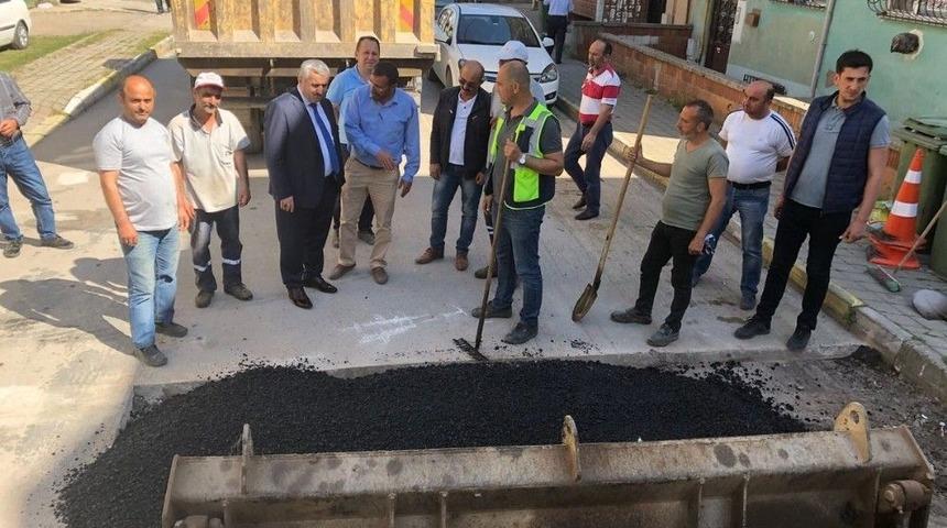 K&ouml;rfez&rsquo;de Asfalt Seferberliği Başladı