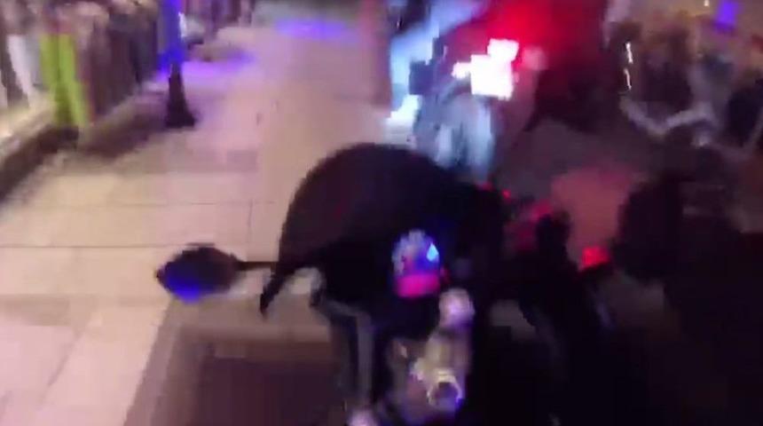 Kazayı G&ouml;ren Vatandaş Kılını Bile Kıpırdatmadı