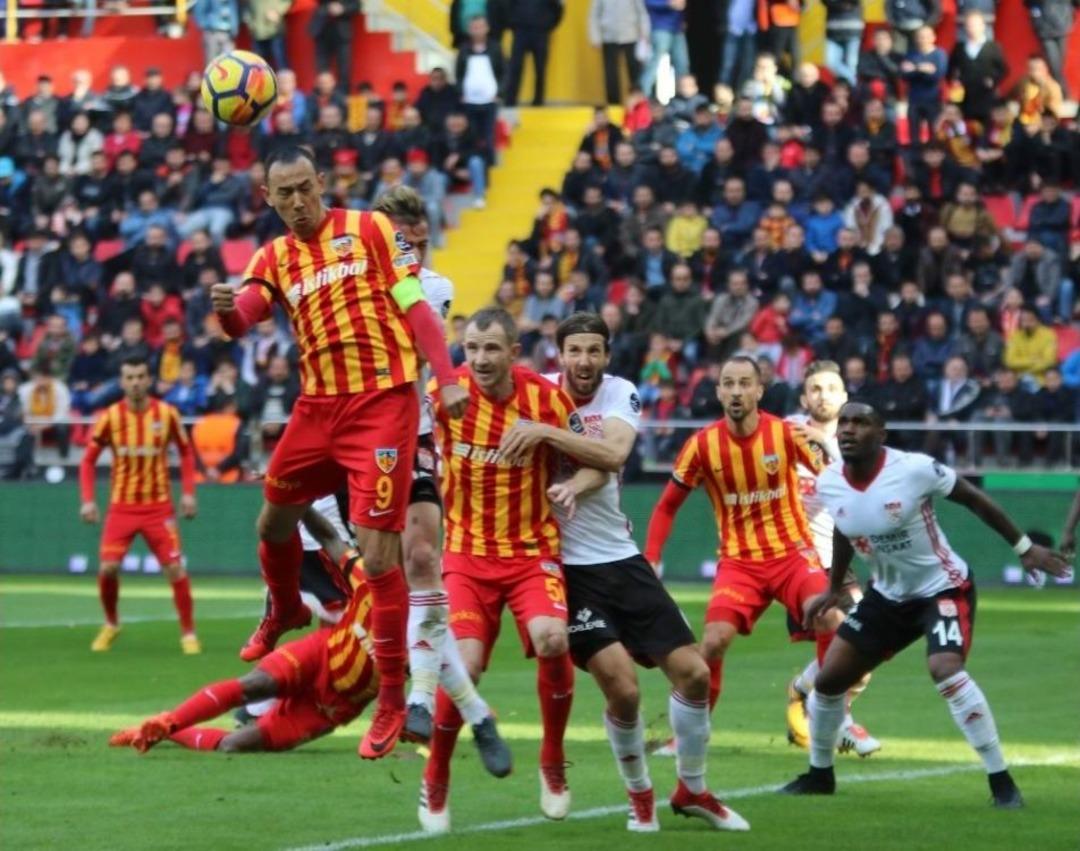 Spor Toto S&uuml;per Lig: Kayserispor: - Sivasspor: (ilk Yarı)