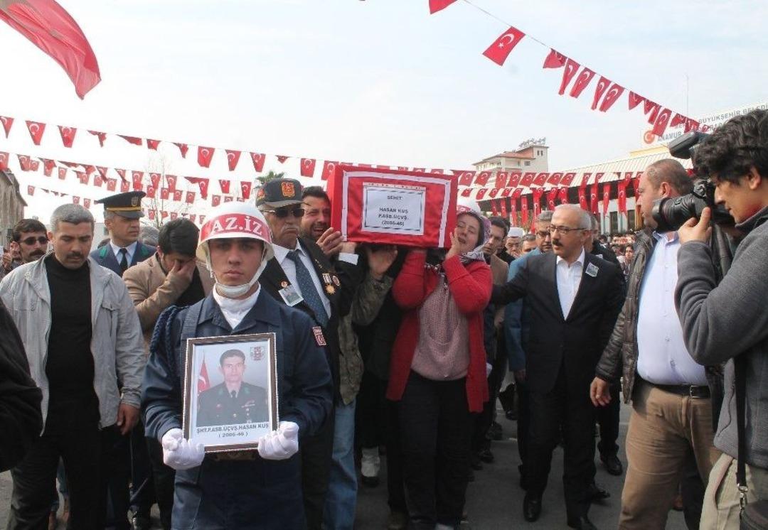 Mersinli Afrin Şehidi Son Yolculuğuna Uğurlandı