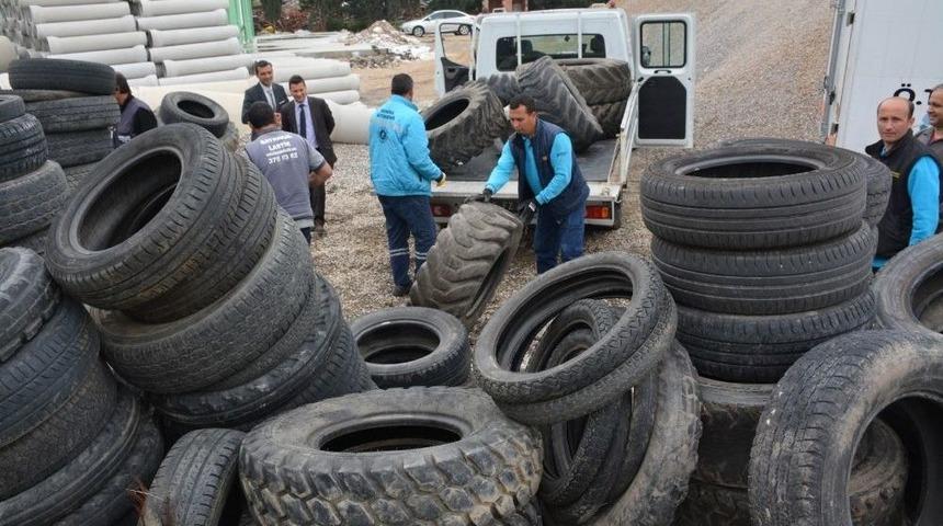 &Ouml;mr&uuml;n&uuml; Tamamlayan Lastikler Ekonomiye Kazandırılıyor