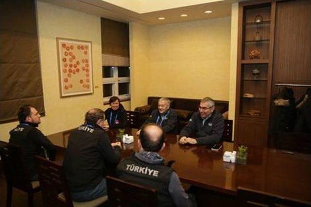 Bakan Bak, Fıs Başkanı Kasper İle G&ouml;r&uuml;şt&uuml; 1