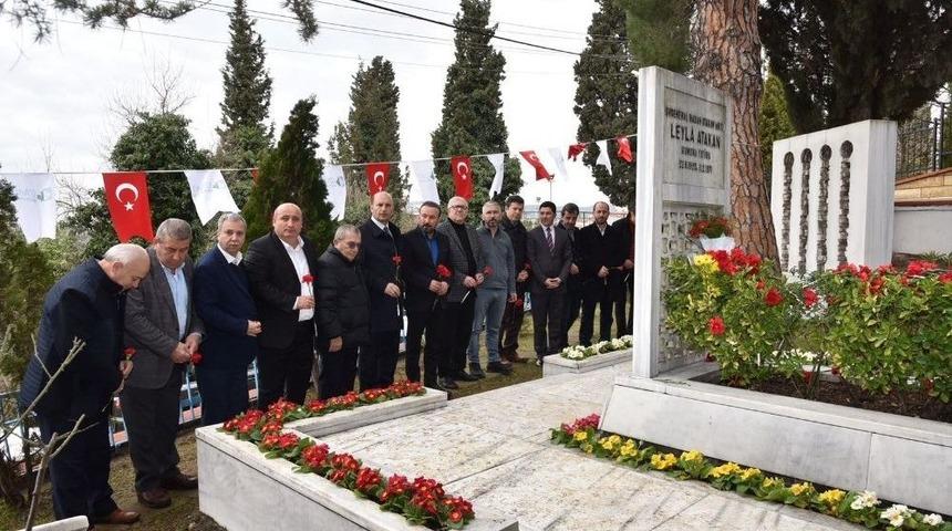 Leyla Atakan Ve Arkadaşları Mezarı Başında Anıldı
