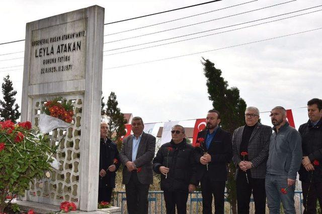 Leyla Atakan Ve Arkadaşları Mezarı Başında Anıldı