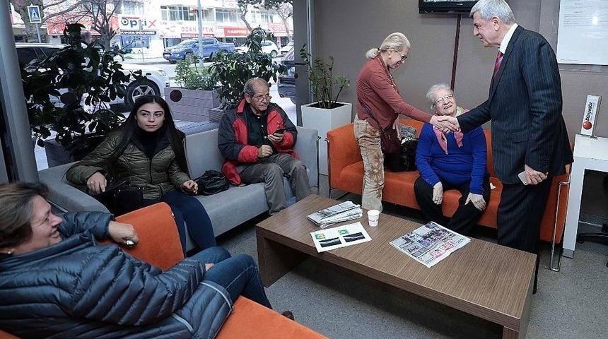 Başkan Karaosmanoğlu, &Ouml;zel G&ouml;z Hastanesini Ziyaret Etti