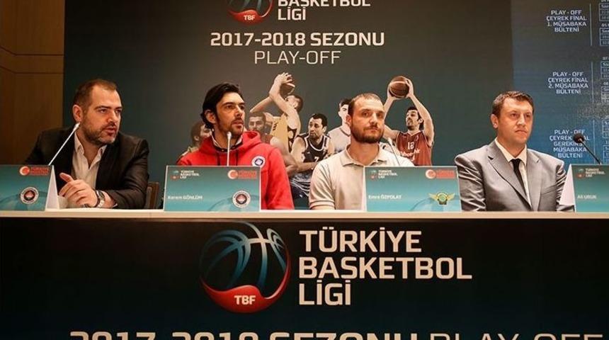 Tbl 2017-2018 Sezonu Play-off&rsquo;un Basın Toplantısı Yapıldı