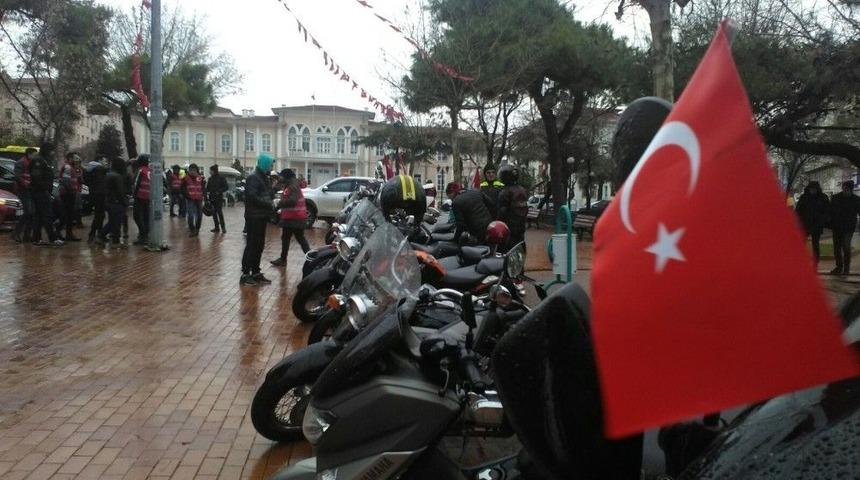 Motorculardan Zeytin Dalı Harekatı&rsquo;na Destek S&uuml;r&uuml;ş&uuml;