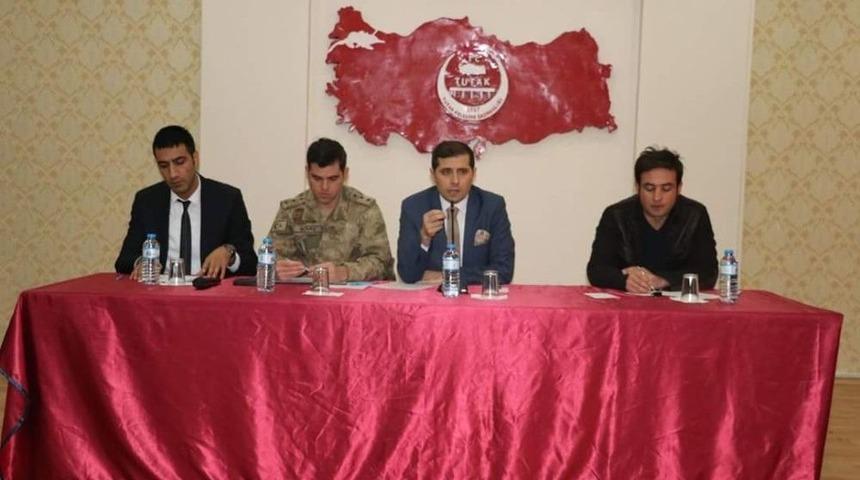 Tutak&rsquo;ta Okul G&uuml;venliği Toplantısı Yapıldı