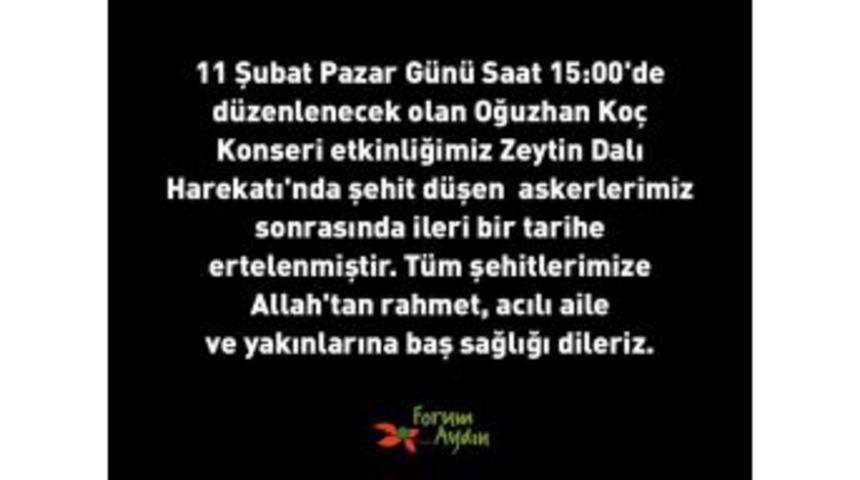 Forum Aydın&rsquo;dan Arfin Şehitlerine Saygı