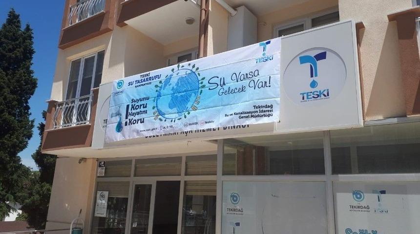 Teski Su Tasarrufu Kampanyası Başlattı