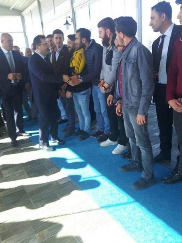 Altınok Erzurum’da, Ak Parti İl Başkanlığını Ziyaret Etti