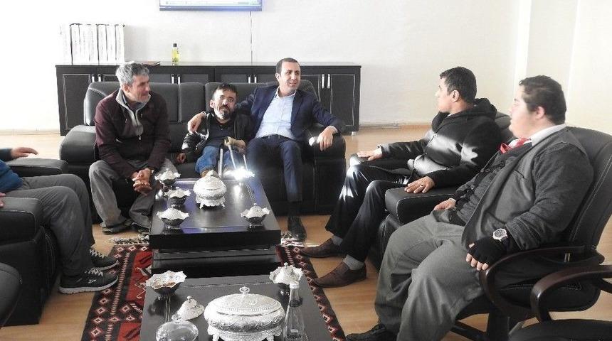 Engellilerden Başkan Bedirhanoğlu&rsquo;na Ziyaret