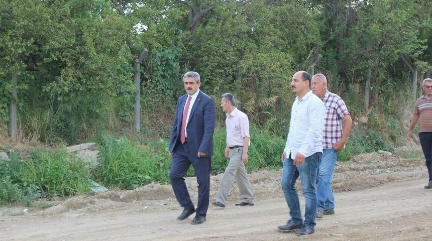 Başkan Alıcık, Dallıca &Ccedil;ayında İncelemede Bulundu