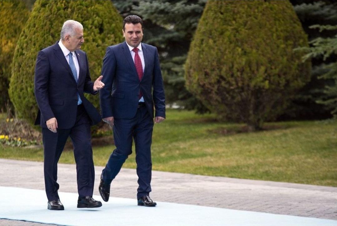 Başbakan Yıldırım, Makedonya Cumhuriyeti Başbakanı Zaev&rsquo;i Resm&icirc; T&ouml;renle Karşıladı