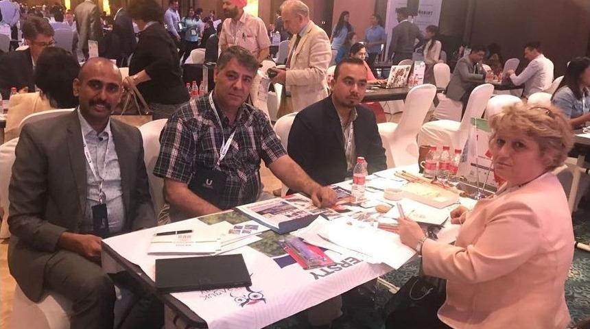 Kb&uuml; Heyeti, Hindistan&rsquo;daki Y&uuml;ksek&ouml;ğretim Fuarına Katıldı