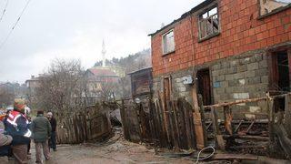 Küre’de Çıkan Yangında Bir Ev Kullanılamaz Hale Geldi