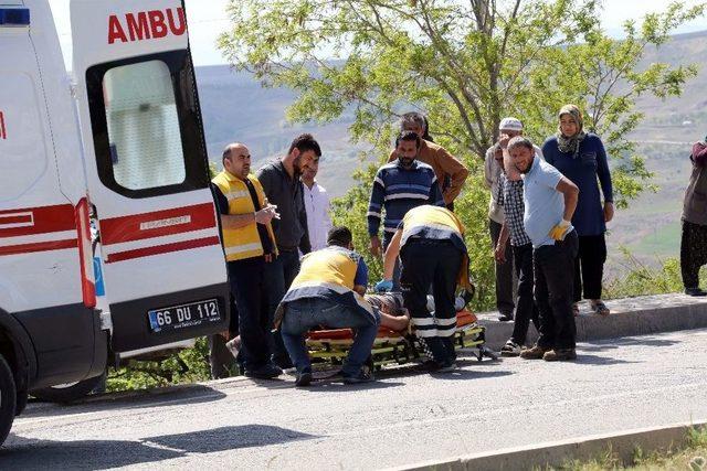 Yozgat’ta Trafik Kazası: 1 Yaralı