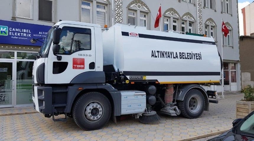 Altınyayla Makine Parkına Takviye