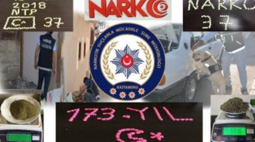 Kastamonu&rsquo;daki Uyuşturucu Operasyonunda 2 Tutuklama
