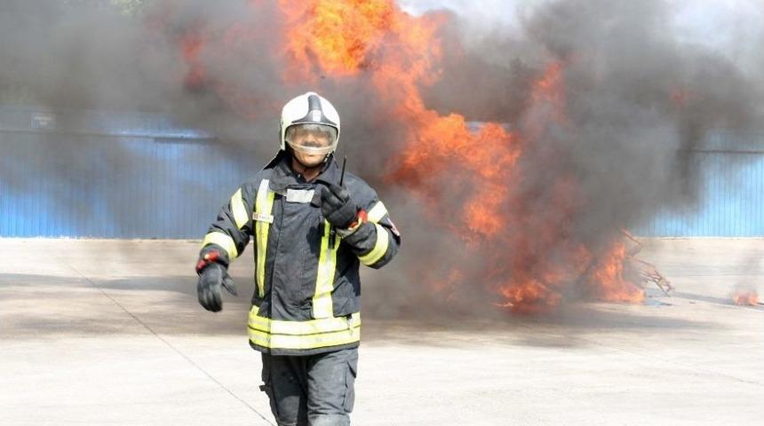 Aosb&rsquo;de "yangın &Ouml;nleme, S&ouml;nd&uuml;rme Eğitimi Ve Tatbikatı"