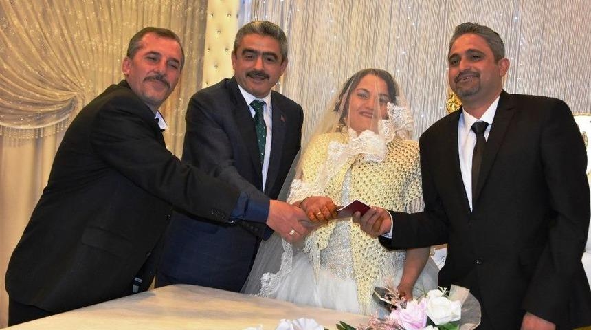 Başkan Alıcık Engelli Çiftin Mutluluğuna Şahit Oldu