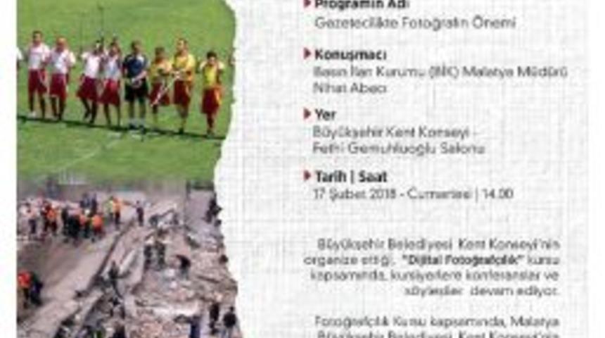 “gazetecilikte Fotoğraf” Konulu Sunum Ve Söyleşi Yapılacak