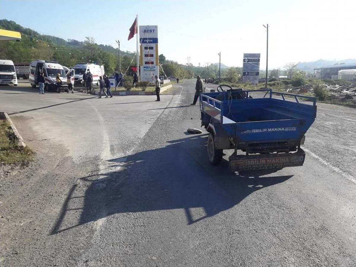 Ordu&rsquo;da Patpat İle Minib&uuml;s &Ccedil;arpıştı: 4 Yaralı