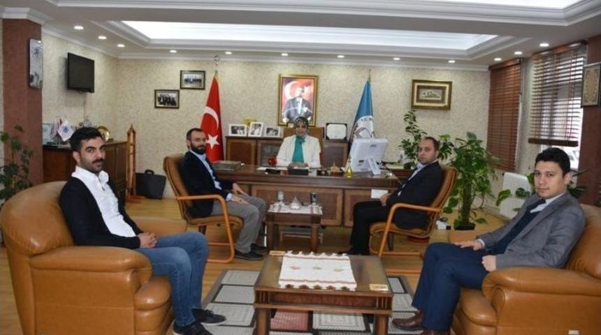 İl Milli Eğitim M&uuml;d&uuml;r&uuml; Durmuş&rsquo;a T&uuml;gva&rsquo;dan Ziyaret