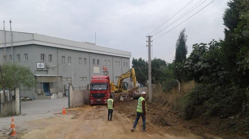 Gebze&rsquo;de Yol Yapım &Ccedil;alışmaları Devam Ediyor