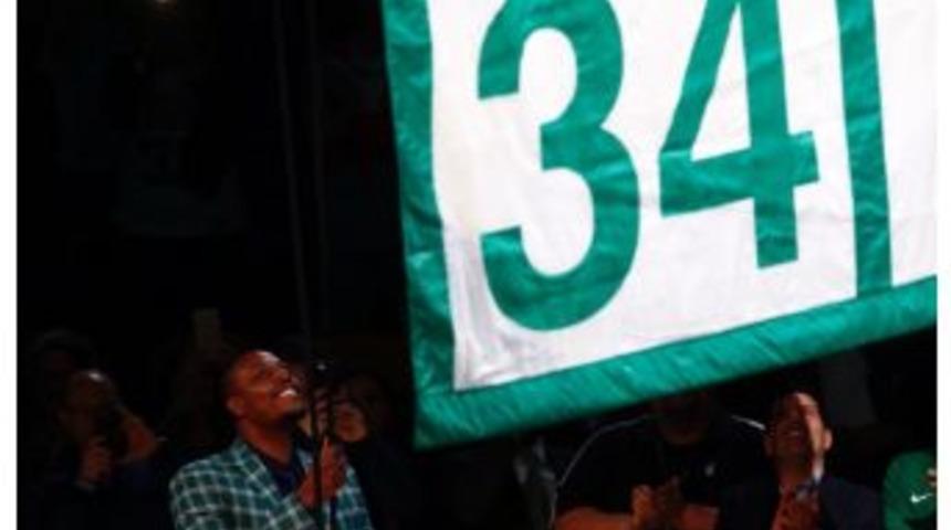 Boston Celtics, Paul Pierce&rsquo;in Formasını Emekli Etti