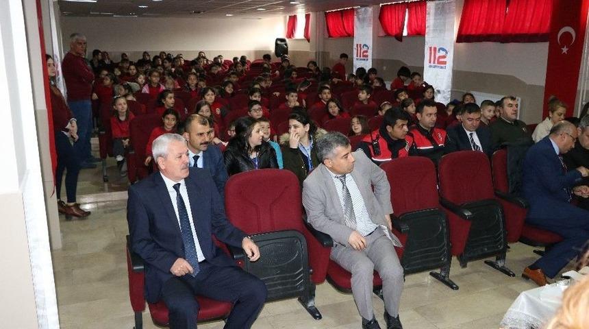 &Ouml;ğrencilere 112 Acil &Ccedil;ağrı Merkezi Anlatıldı
