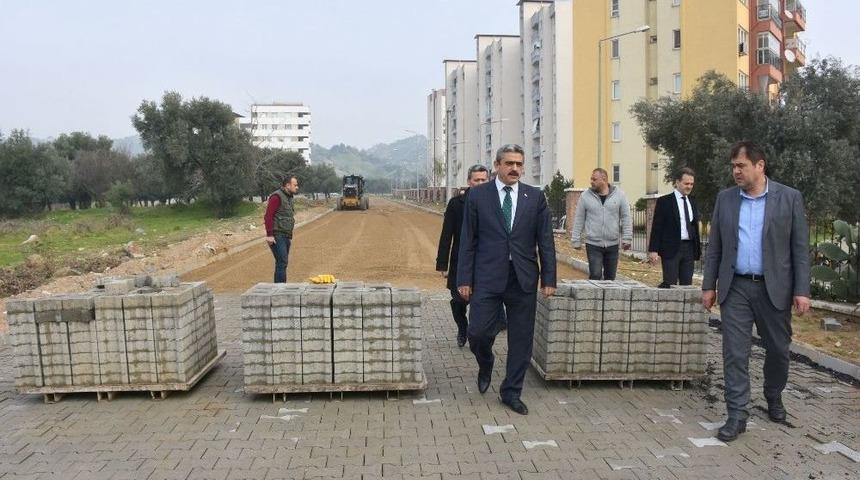 Başkan Alıcık &Uuml;st Yapı &Ccedil;alışmalarını Yerinde İnceledi