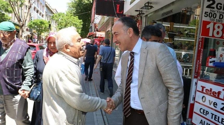 Başkan Saygılı&rsquo;dan Esnafa Teşekk&uuml;r Ziyareti