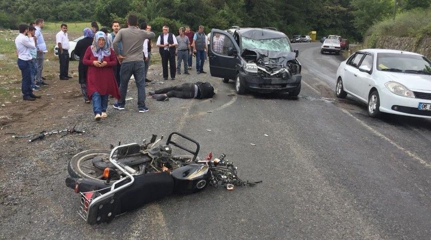 Kazada Yaralanan Motosiklet S&uuml;r&uuml;c&uuml;s&uuml; Hayata Tutunamadı