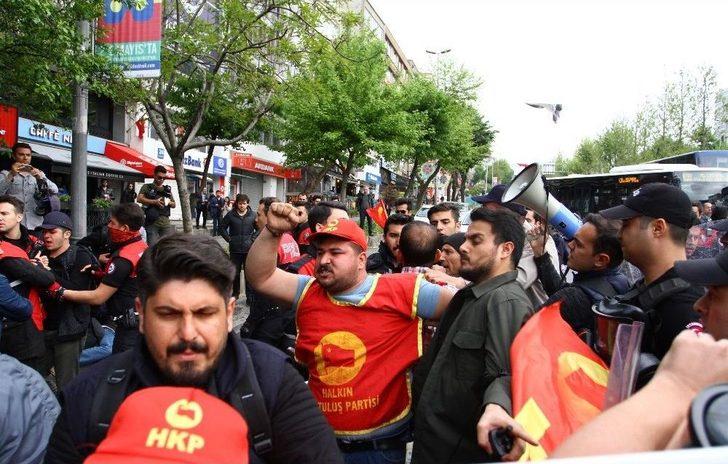 Beşiktaş’ta Polis, Taksim’e Yürümek İsteyen Göstericilere Müdahale Etti G5