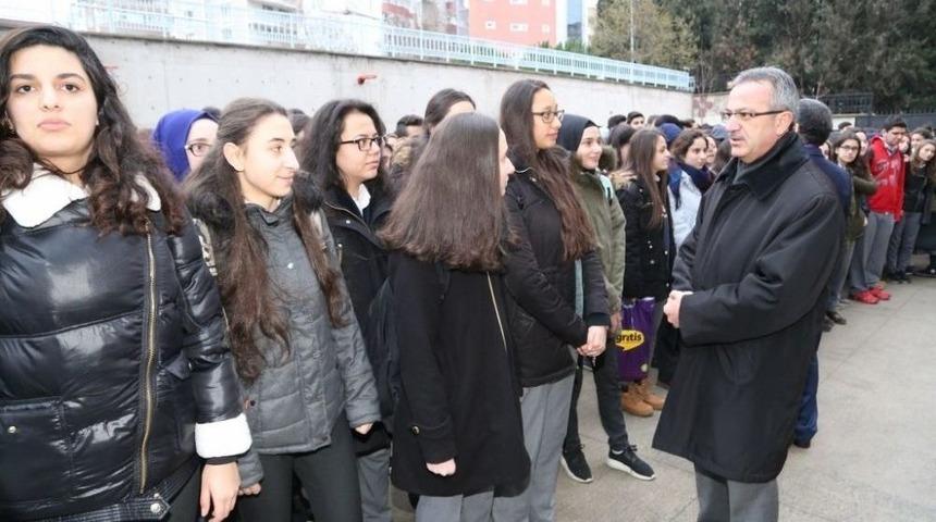 Başkan K&ouml;şker&rsquo;den Fatih Sultan Mehmet Lisesi&rsquo;ne Ziyaret