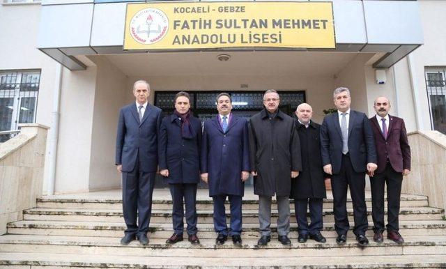 Başkan K&ouml;şker&rsquo;den Fatih Sultan Mehmet Lisesi&rsquo;ne Ziyaret 3