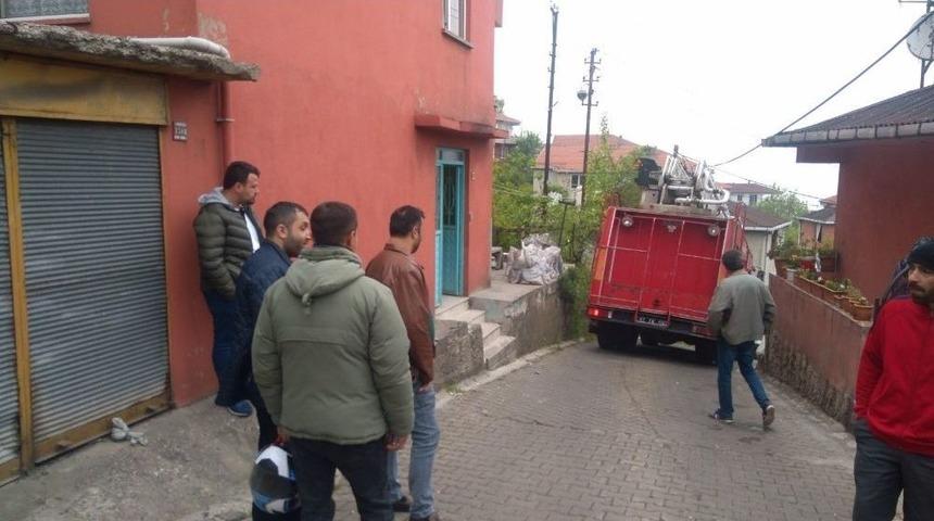 Şofbenden &Ccedil;ıkan Yangın Dumanından Etkilendiler