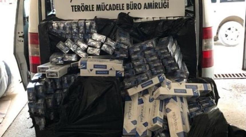 Van&rsquo;ın Erciş İl&ccedil;esinde 7 Bin 800 Paket Ka&ccedil;ak Sigara Ele Ge&ccedil;irildi