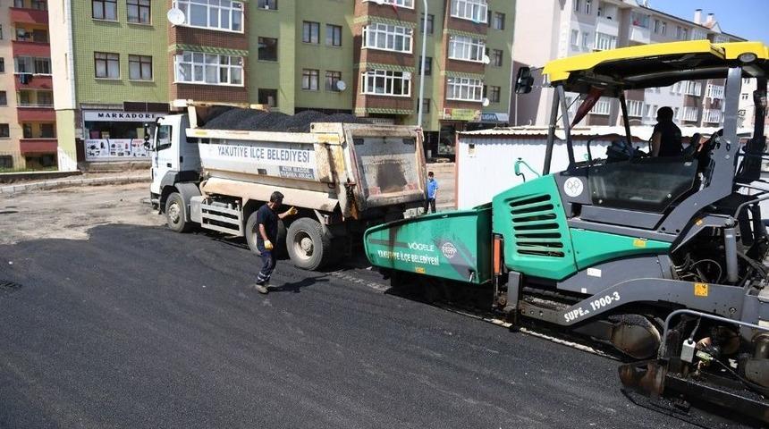 Yakutiye, Şükrüpaşa’yı Asfaltlıyor