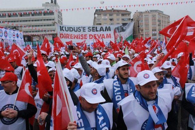 Kocaeli’nde Binler, 1 Mayıs İçin Toplandı