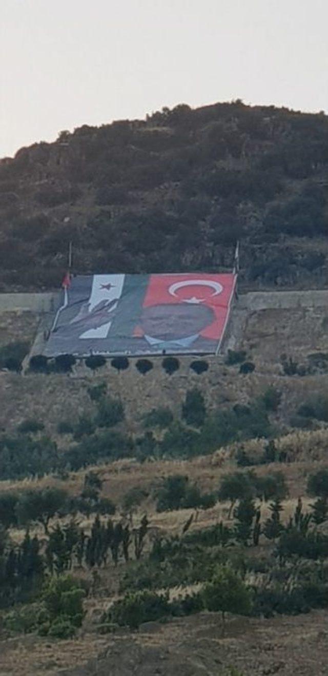 Darmık Dağı’nda Erdoğan Posteri