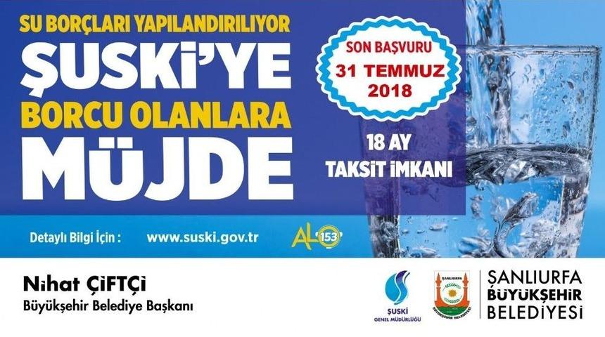 Şanlıurfa&rsquo;da Su Bor&ccedil;ları Yapılandırılıyor