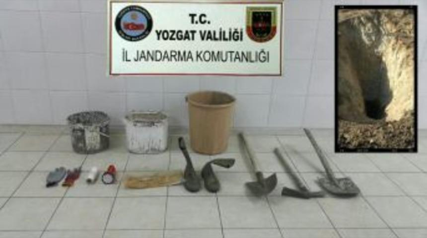 Yozgat&rsquo;ta Ka&ccedil;ak Kazı Yapan Ş&uuml;phelilere Su&ccedil;&uuml;st&uuml;