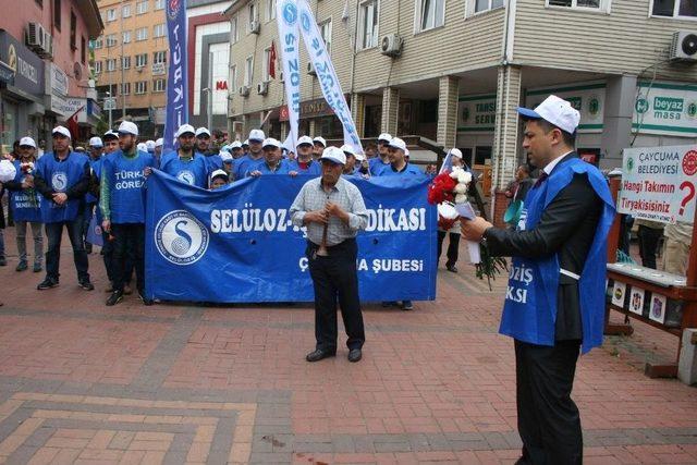 1 Mayıs İşçi Bayramı Çaycuma’da Halaylar Çekilerek Kutlandı