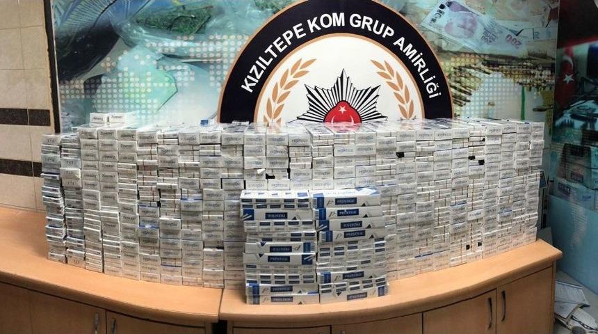 Mardin’de 20 Bin 170 Paket Kaçak Sigara Ele Geçirildi