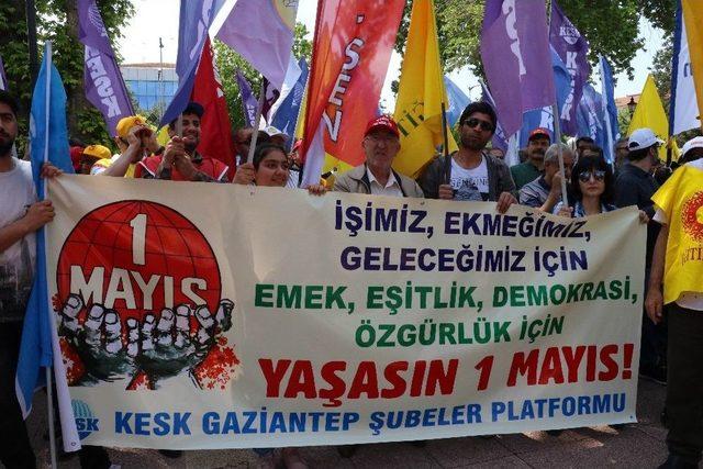 Gaziantep’te 1 Mayıs Kutlamaları