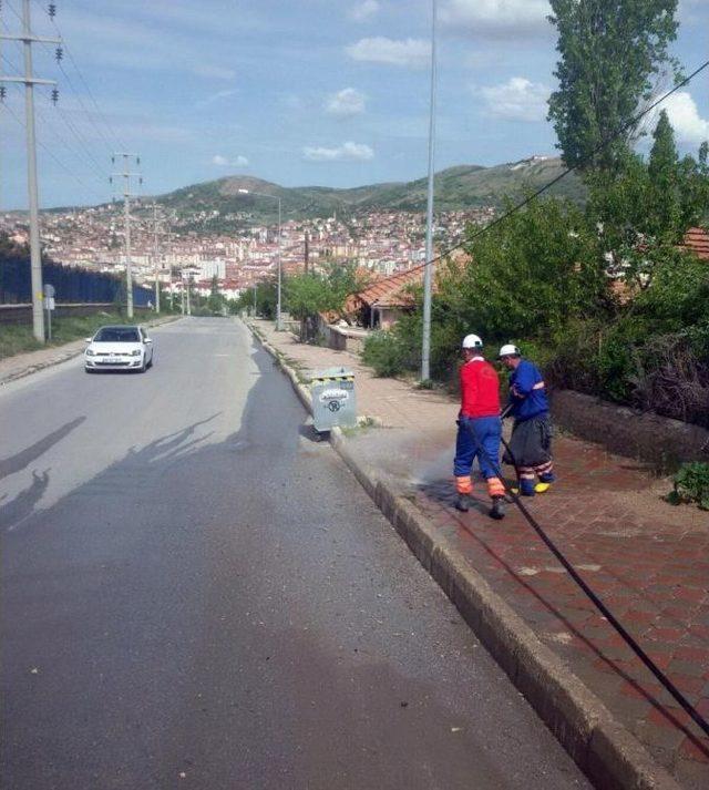 Yozgat’ta Çevre Temizlik Çalışmaları Gece Gündüz Sürüyor