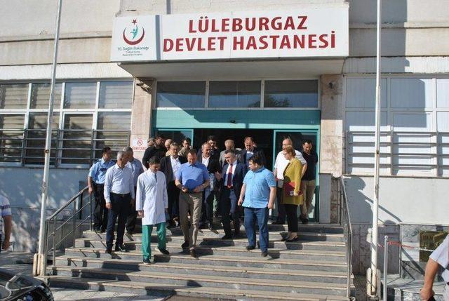 Vali Bilgin, Lüleburgaz’da İncelemelerde Bulundu